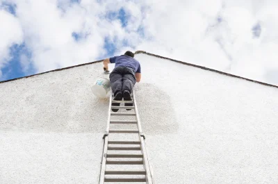 Peinture extérieure à Lacanche — façades et ravalement